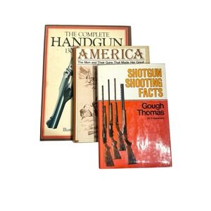 Vintage Firearms Book Lot (3) – Handguns, Shotguns & American Gun History